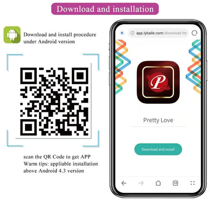 PRETTY LOVE - JAYLEEN VIBRATOR MIT APP-FERNBEDIENUNG LILA - Vibrierendes Ei