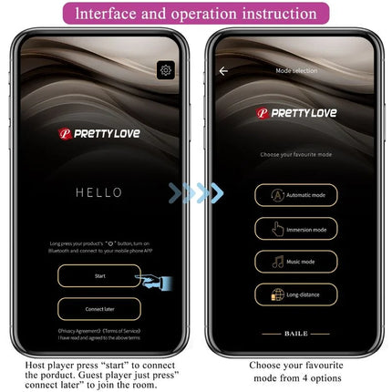 PRETTY LOVE - JAYLEEN VIBRATOR MIT APP-FERNBEDIENUNG LILA - Vibrierendes Ei