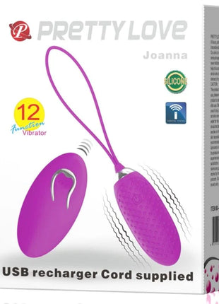 PRETTY LOVE - JOANNA VIBRIERENDES EI MIT FERNBEDIENUNG 12 MODI - Vibrierendes Ei