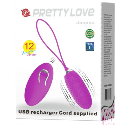 PRETTY LOVE - JOANNA VIBRIERENDES EI MIT FERNBEDIENUNG 12 MODI - Vibrierendes Ei