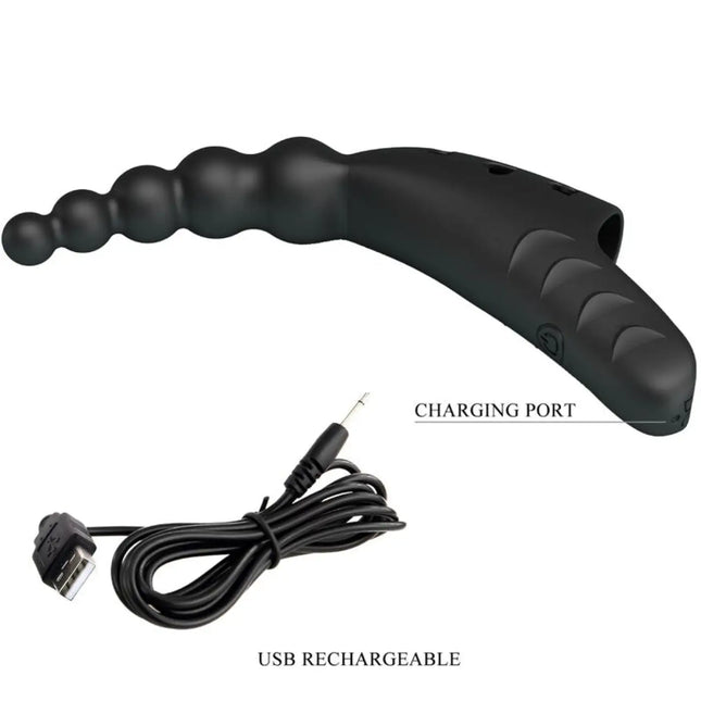 PRETTY LOVE - JORDIN FINGERVIBRATOR 10 VIBRATIONEN - SCHWARZ - Fingervibrator