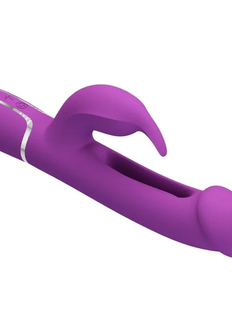 PRETTY LOVE - KAMPAS 3 IN 1 MULTIFUNKTIONS-RABBIT-VIBRATOR LILA