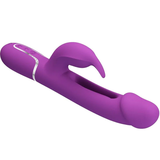 PRETTY LOVE - KAMPAS 3 IN 1 MULTIFUNKTIONS-RABBIT-VIBRATOR LILA