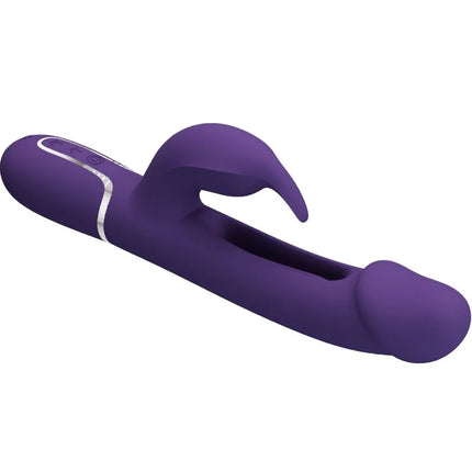 PRETTY LOVE - KAMPAS RABBIT 3 IN 1 MULTIFUNKTIONSVIBRATOR MIT ZUNGE VIOLETT - Rabbit-Vibratoren