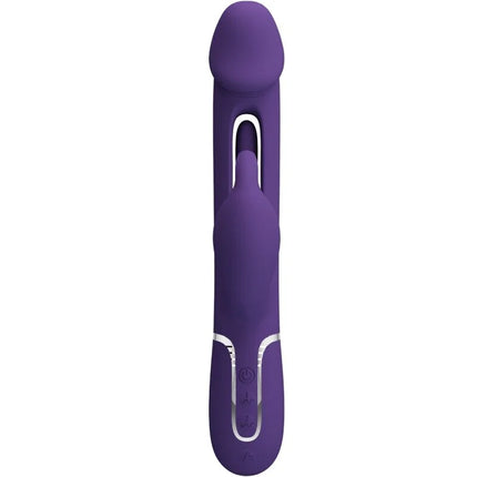 PRETTY LOVE - KAMPAS RABBIT 3 IN 1 MULTIFUNKTIONSVIBRATOR MIT ZUNGE VIOLETT - Rabbit-Vibratoren