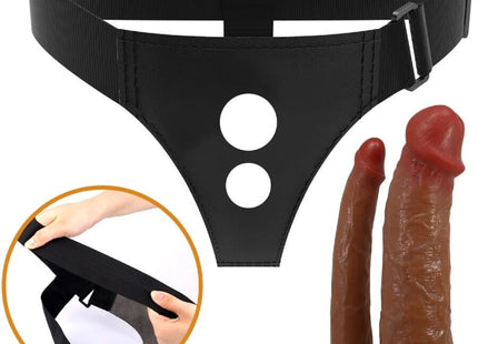 PRETTY LOVE - KEAVEN HARNESS SLIP UNIVERSAL & KOMFORTABEL DOPPELDILDO - Doppeldildo