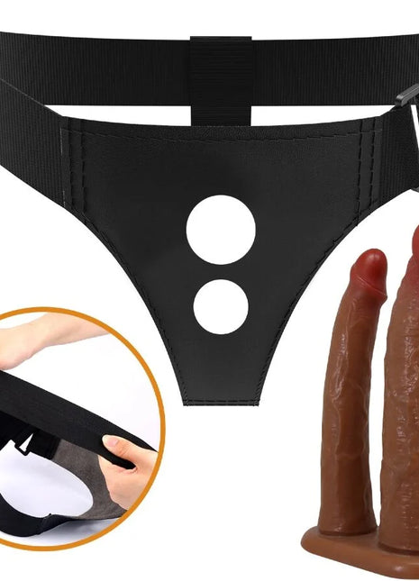 PRETTY LOVE - KEAVEN HARNESS SLIP UNIVERSAL & KOMFORTABEL DOPPELDILDO - Doppeldildo