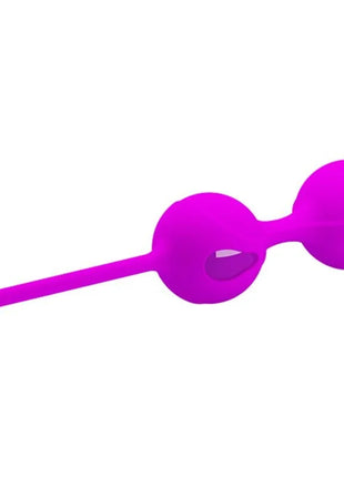 Vibrante magentafarbene silikon-kegel-tights-up-ii-perlen mit glatten kugeln zur kegel-übung von pretty love