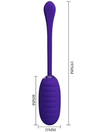 PRETTY LOVE - KIRK WIEDERAUFLADBARES VIBRATIONSEI LILA - Vibrierendes Ei