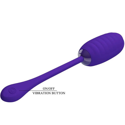 PRETTY LOVE - KIRK WIEDERAUFLADBARES VIBRATIONSEI LILA - Vibrierendes Ei