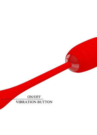 PRETTY LOVE - KIRK WIEDERAUFLADBARES VIBRATIONSEI ROT - Vibrierendes Ei