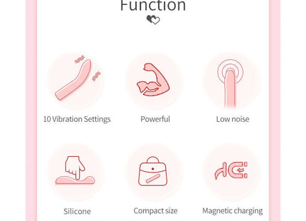 PRETTY LOVE - KISELL G-SPOT PINK VIBRATOR