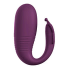 Purple silicone u-förmiger vibrator pretty love klay stoss-ei mit ergonomischem design und strukturiertem griff