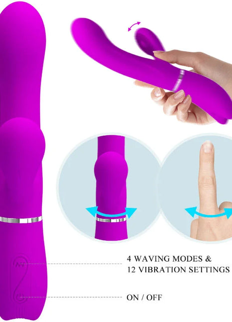 PRETTY LOVE - KLITORIS-STIMULATOR-VIBRATOR - Vibrierende Rotatoren