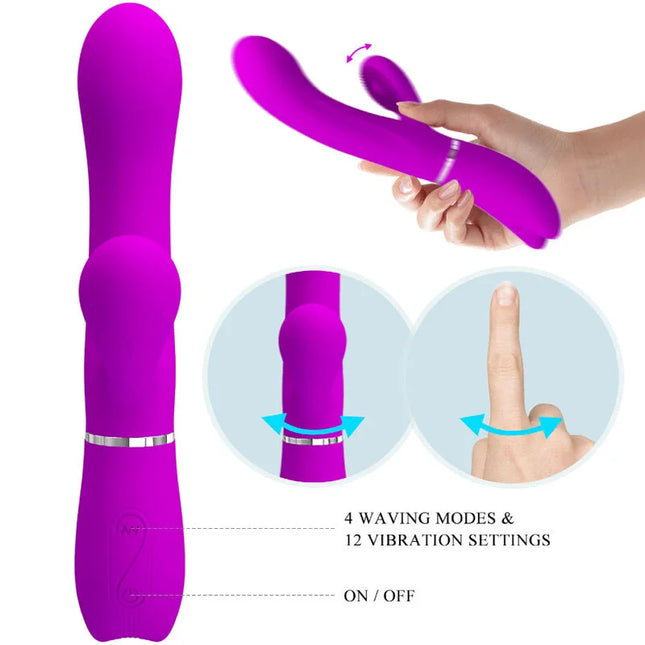 PRETTY LOVE - KLITORIS-STIMULATOR-VIBRATOR - Vibrierende Rotatoren
