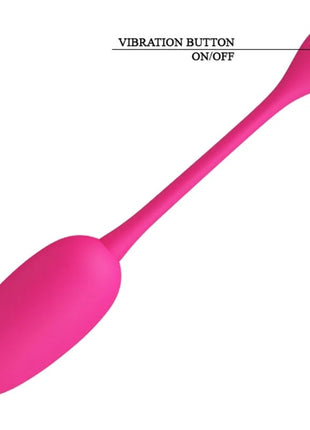 Pink silikon vibraitonsei Knucker von Pretty Love mit schlankem griff und an aus knopfe am oberen ende