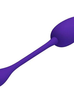 Purple silikon ei vibrator mit glattem rundem design und power-taste auf dem griff von Pretty Love Knucker