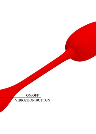 PRETTY LOVE - KNUCKER RED WIEDERAUFLADBARES VIBRATIONS-EI - Vibrierendes Ei
