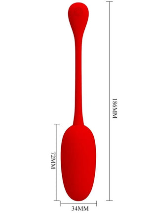 PRETTY LOVE - KNUCKER RED WIEDERAUFLADBARES VIBRATIONS-EI - Vibrierendes Ei