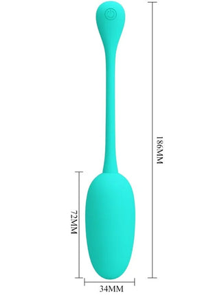 PRETTY LOVE - KNUCKER WATER GREEN WIEDERAUFLADBARES VIBRATIONS-EI - Vibrierendes Ei