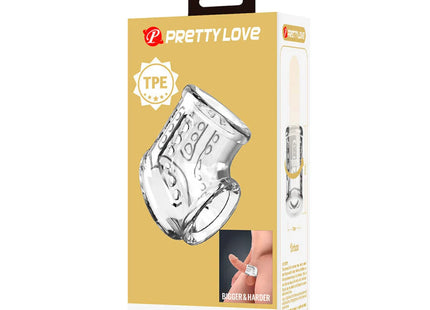 PRETTY LOVE - KURZE TRANSPARENTE PENISHÜLLE