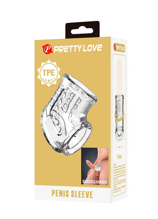 PRETTY LOVE - KURZE TRANSPARENTE PENISHÜLLE