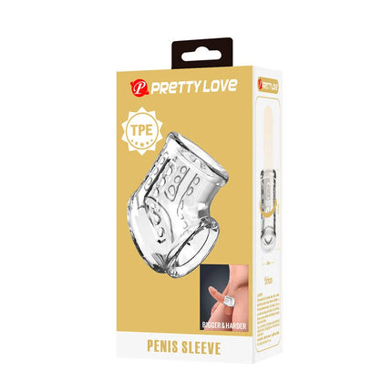 PRETTY LOVE - KURZE TRANSPARENTE PENISHÜLLE