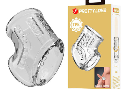 PRETTY LOVE - KURZE TRANSPARENTE PENISHÜLLE