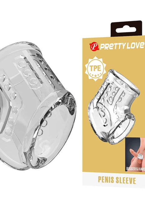 PRETTY LOVE - KURZE TRANSPARENTE PENISHÜLLE