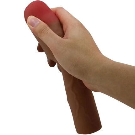 PRETTY LOVE - KYLIAN PENISHÜLLE MIT 7,6 CM VERLÄNGERUNG MULATTE - Penishülle mit Verlängerung