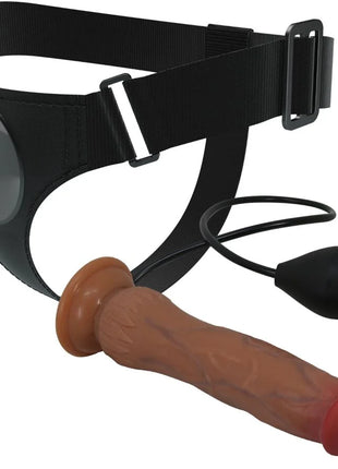 PRETTY LOVE - KYTON UNIVERSAL HARNESS SLIP MIT SQUIRTING DILDO - 19 CM