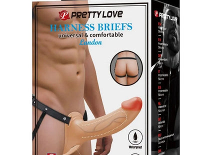 PRETTY LOVE - LANDON VIBRATIONS-STRAP-ON FÜR HELLHAUT