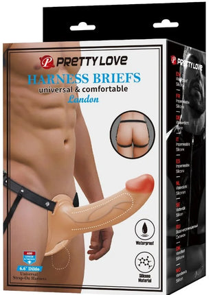 PRETTY LOVE - LANDON VIBRATIONS-STRAP-ON FÜR HELLHAUT