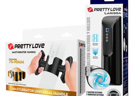 PRETTY LOVE - LARISSA SAUGFUSSTROMBATOR MIT VIBRATION + UNTERSTÜTZUNG
