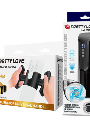 PRETTY LOVE - LARISSA SAUGFUSSTROMBATOR MIT VIBRATION + UNTERSTÜTZUNG