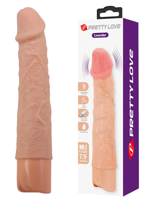 PRETTY LOVE - LEANDER FLEXIBLER REALISTISCHER VIBRATOR