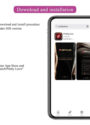 PRETTY LOVE - LEVIATHAN APP-GESTEUERTER VIBRATOR - LILA - HI-TECH Vibrator