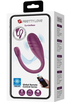 PRETTY LOVE - LEVIATHAN APP-GESTEUERTER VIBRATOR - LILA - HI-TECH Vibrator