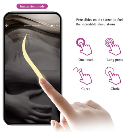 PRETTY LOVE - LEVIATHAN APP-GESTEUERTER VIBRATOR - LILA - HI-TECH Vibrator