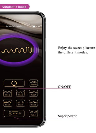 PRETTY LOVE - LEVIATHAN APP-GESTEUERTER VIBRATOR - LILA - HI-TECH Vibrator