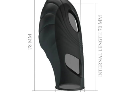 PRETTY LOVE - LICH SILIKON-FINGERVIBRATOR SCHWARZ