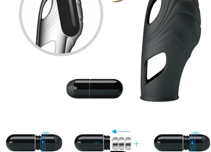 PRETTY LOVE - LICH SILIKON-FINGERVIBRATOR SCHWARZ