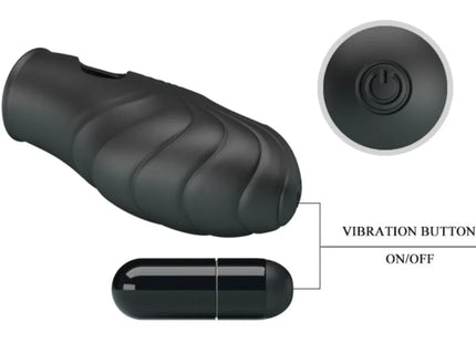 PRETTY LOVE - LICH SILIKON-FINGERVIBRATOR SCHWARZ