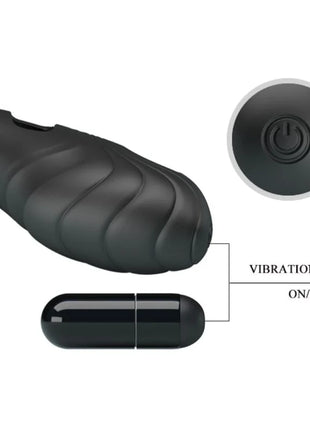 PRETTY LOVE - LICH SILIKON-FINGERVIBRATOR SCHWARZ