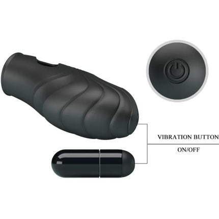PRETTY LOVE - LICH SILIKON-FINGERVIBRATOR SCHWARZ