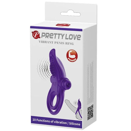 PRETTY LOVE - LILA VIBRIERENDER PENISRING - Penisring mit Vibration