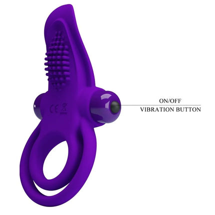 PRETTY LOVE - LILA VIBRIERENDER PENISRING - Penisring mit Vibration