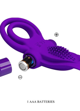 PRETTY LOVE - LILA VIBRIERENDER PENISRING - Penisring mit Vibration