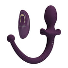 Pretty love lioea vibrating tail analplug in lila silikon mit 12 funktionen und fernbedienung mit goldlogo