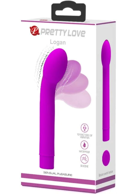 PRETTY LOVE - LOGAN G-SPOT VIBRATOR 10 VIBRATIONEN LILA